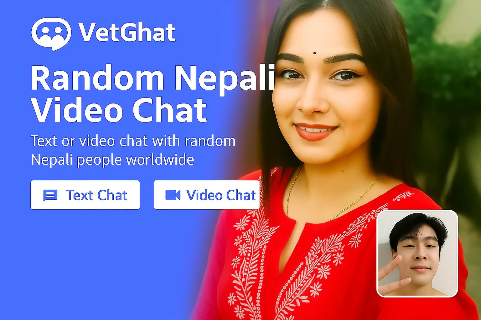 People chatting online